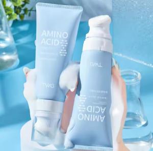Wholesale Facial Cleanser Cleansing Moisturizing Whitening Skin Care Washing Amino Acid Face Wash with Brush from china suppliers