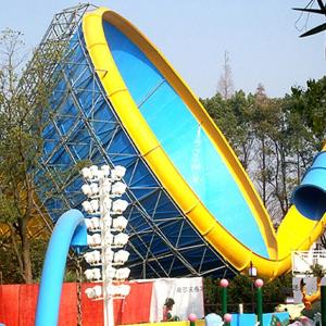 Wholesale Large Fiberglass Water Slides 304 Stainless Steel Screw Funny Water Slide from china suppliers