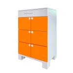 Public E Bike Battery Swapping Steel Ebike Solar Battery Changing Station