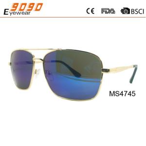 Wholesale New arrival and hot sale of metal sunglasses, UV 400 Protection Lens from china suppliers
