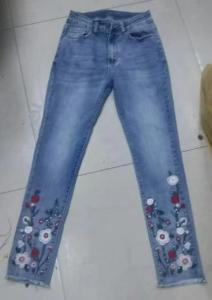 Wholesale Zipper Fly Fashion Lady Jeans Stretch Denim Pants Slim Fit Lady Trend Jeans 44 from china suppliers