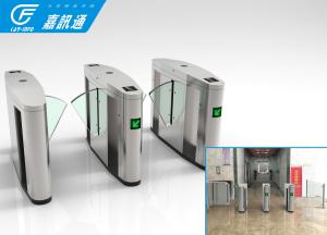 Wholesale Intelligent Entrance flap Barrier Gate , Indoor Stainless Steel Half Height Turnstile from china suppliers