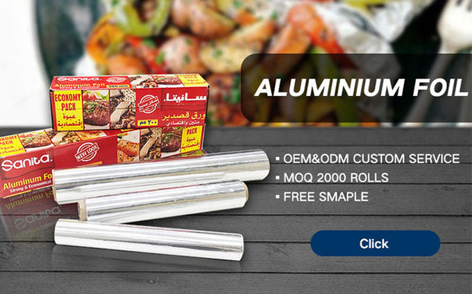 1050 Polished Mirror Aluminum Foil Hair Salon Used 12cmx50m Foil Rolls Aluminum Paper Roll For Hair Color