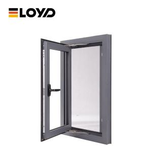 Wholesale Weatherproof Commercial Aluminum Clad Casement Windows 2mm Thickness from china suppliers