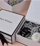 Foldable Paperboard Perfume Wedding Gift Packaging Box With Ribbon Magnetic