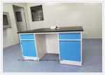 Medical Chemistry Lab Furniture Epoxy Resin Table Top Customized Size