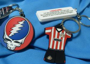Wholesale Festival Fashion Design Custom Imprinted Promotional Items Silicone Souvenir Keychain from china suppliers