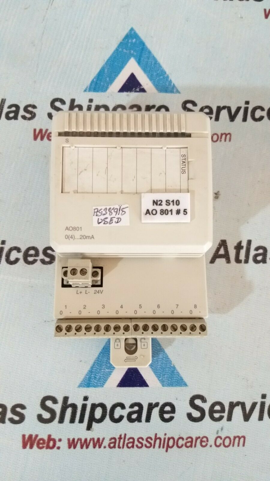 ao801 3bse020514r1 brand new ad riginal, Analog Output Module,20mA, 12 bit, RLmax 850 Ohm, Rated isolation 50V.