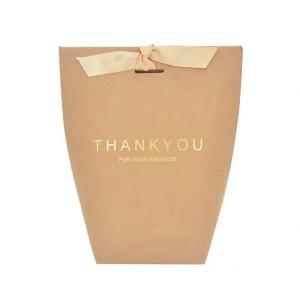 Wholesale cardboard Thank You Paper Bags Gravure printing For Small Business from china suppliers