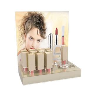 Wholesale Foldable Display Shelf Cosmetic Store Flooring Steel PVC Wood Acrylic Paper Cosmetics Display Stand from china suppliers