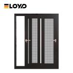 luxury Brown Waterproof Tempered Glass Sliding Window Door Lock