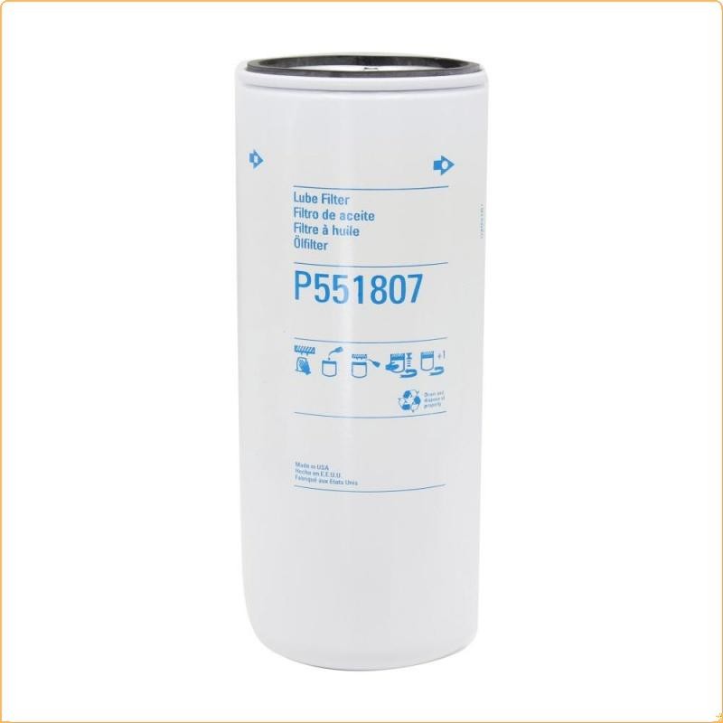 Wholesale Truck Trailer Engine Spare Parts Spin On Lube Oil Filter P551807 With Customized Package