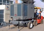 72.5KW Ducted Trailer Mounted Air Conditioner , 25HP Portable Outdoor AC Unit