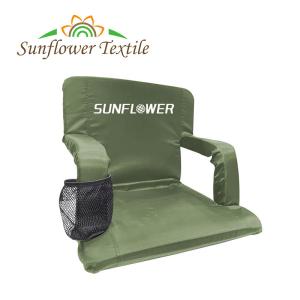 Wholesale 420D Waterproof Folding Wide Football Stadium Seats Oxford Steel With Backs from china suppliers