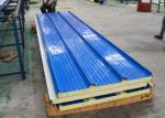Fireproof Wall Roof 200mm Glass Wool Sandwich Panel