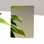 3.0mm Mirror 304 Black Decorative Stainless Steel Sheet Gold Nano Stainless