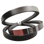 Type 3V 5V 8V Industrial Wrapped Rubber V Belt for Machine Polyester Cotton