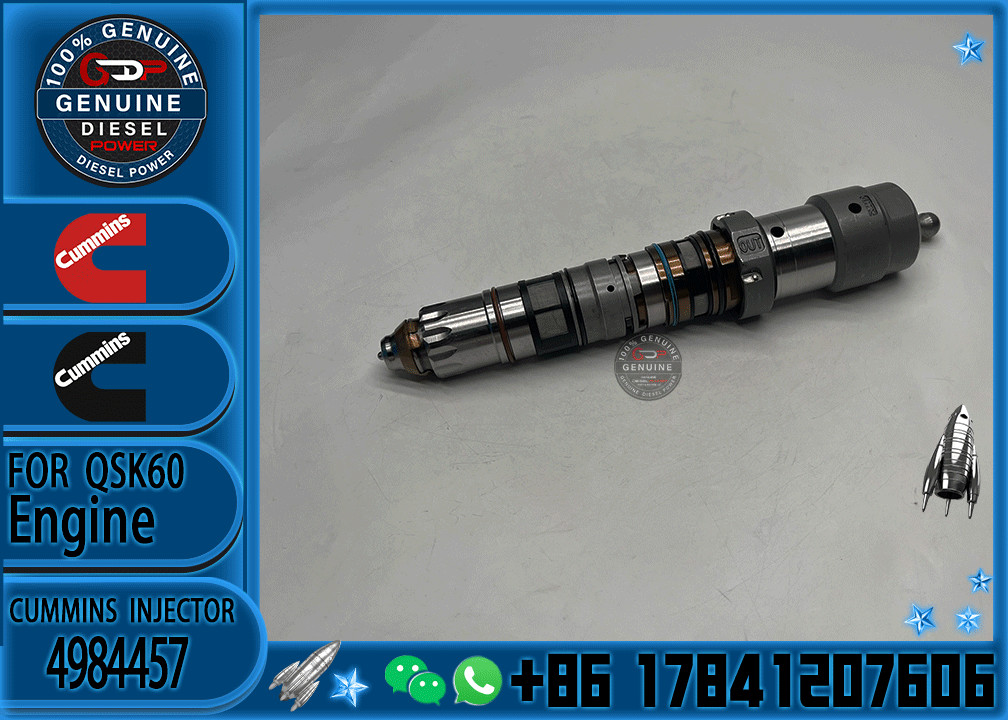 Common Rail Fuel Injector 4984457 4954801 7446RX 4954374 For Cummins Q23 Q60 Engine Injector