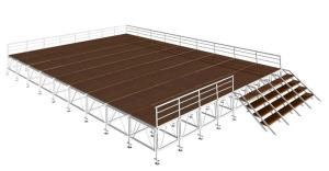 Wholesale Waterproof Wood Moving Portable Stage Platforms Anti-slip from china suppliers