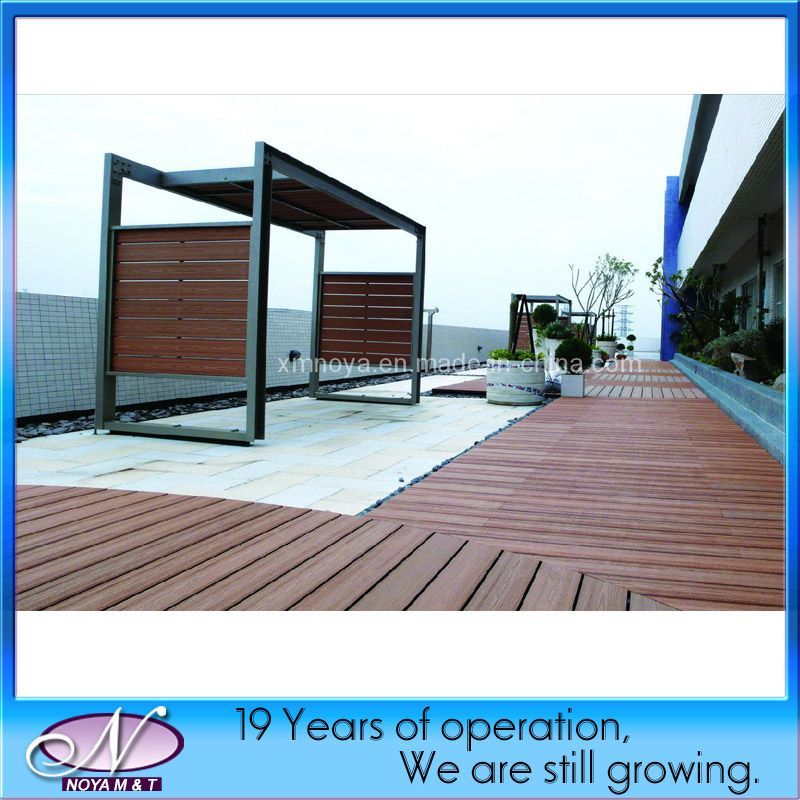WPC Wood Plastic Composite Decking for Outdoor Flooring Decorative