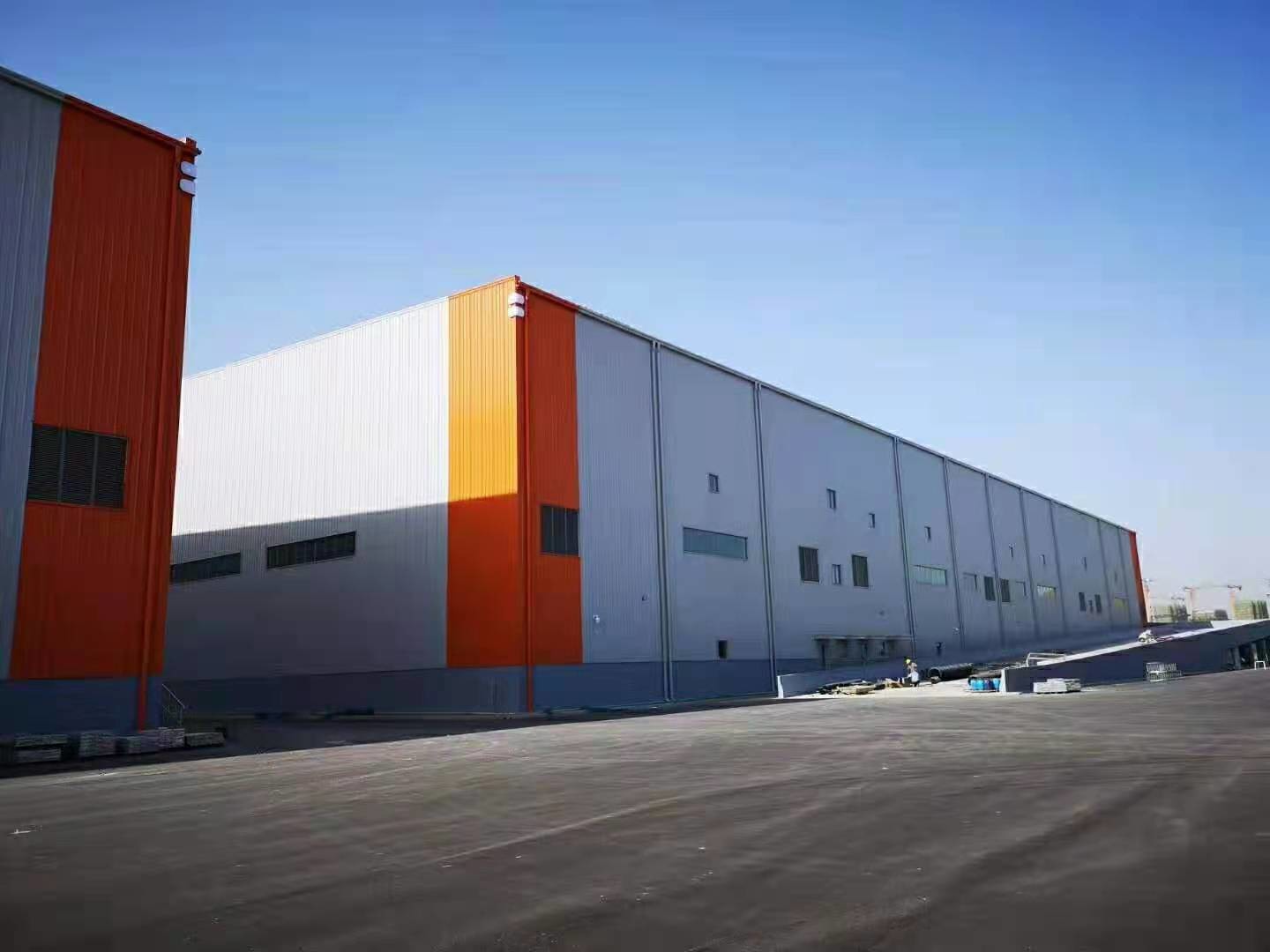 Well Cladding Waterproof Industrial Portal Frame Steel Structure Workshop Solution