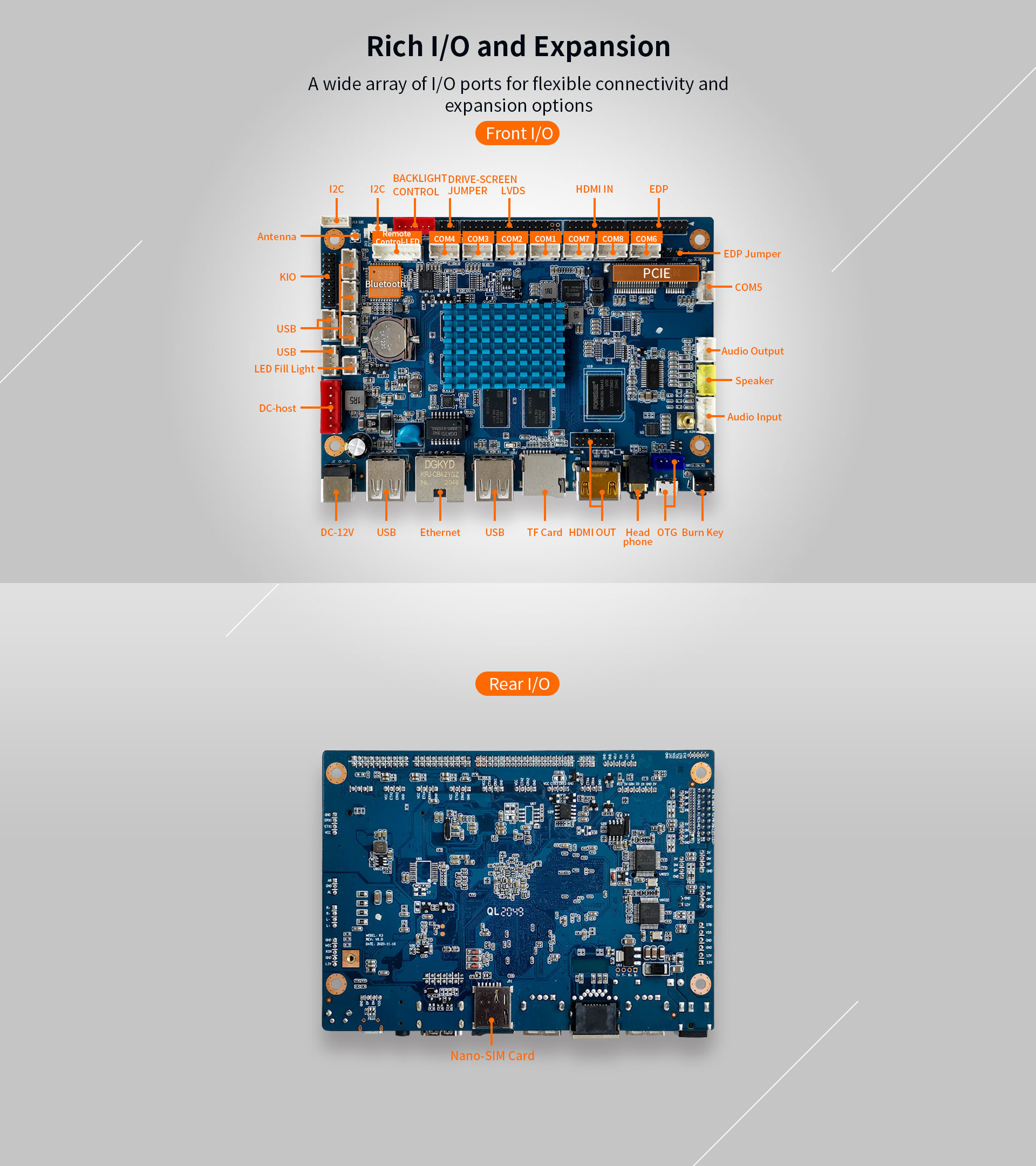K3 Smart Vending Machine Mainboard Rockchip RK3288 Wi-Fi 802.11 b/g/n and Bluetooth 4.0
