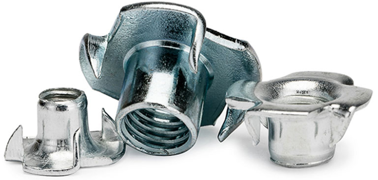 Pronged Tee Blind Furniture Tee Nut Stainless Steel Hardware Furniture Insrt Tee Nuts With Pronge