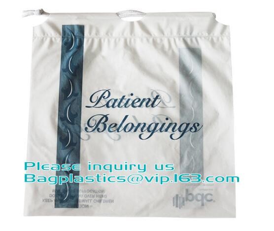 Biodegradable Environment friendly LDPE Plastic bags with DRAWSTRING closure bags, backpack, drawtape bag, essentials