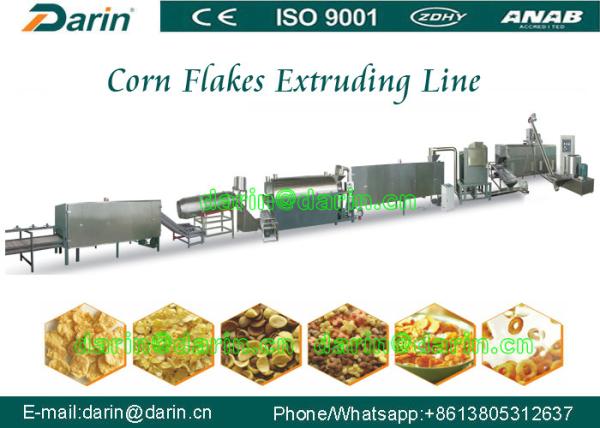 Quality PLC controlled automatic expanded corn flakes production line for sale