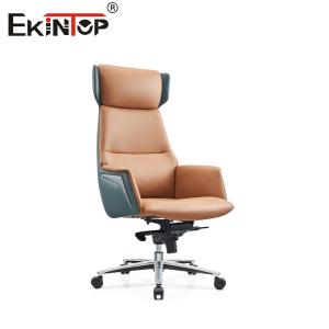 Wholesale OEM 350mm Aluminium Base Leather Lounge Armchair Modern Style from china suppliers