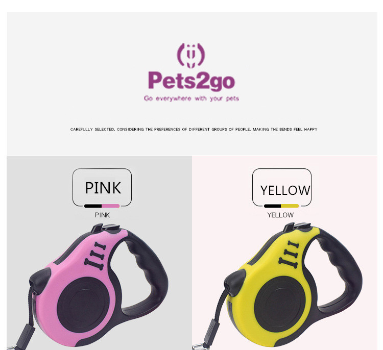 M Size 16ft 200g Super Strong Retractable Dog Leash
