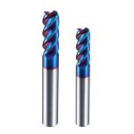 Nano Coating Steel Milling Cutter Tungsten Carbide For Heat Treated Steel