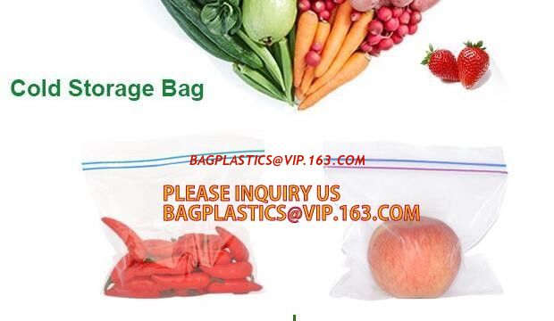k color Double zipper food storage bag, Double tracking k food storage bags with zip Knurled, fresh grape pa