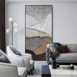 Modern Home Wall Decoration Hand Painted Multi Color Abstract Oil Painting on