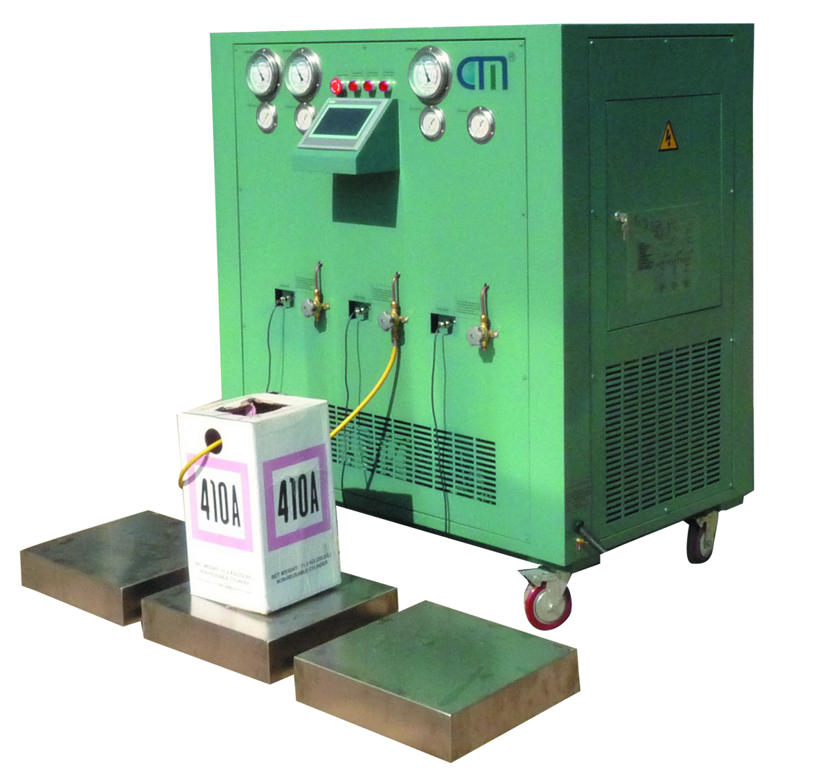 360mm Width R410A Refrigerant Gas Recovery Unit Auto Ac Recovery System
