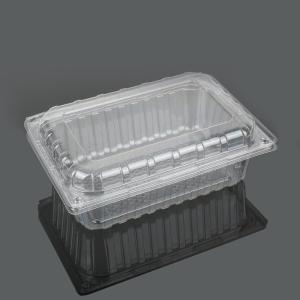 Wholesale Virgin Food Grade PET 22.5cm Disposable Plastic Food Box from china suppliers