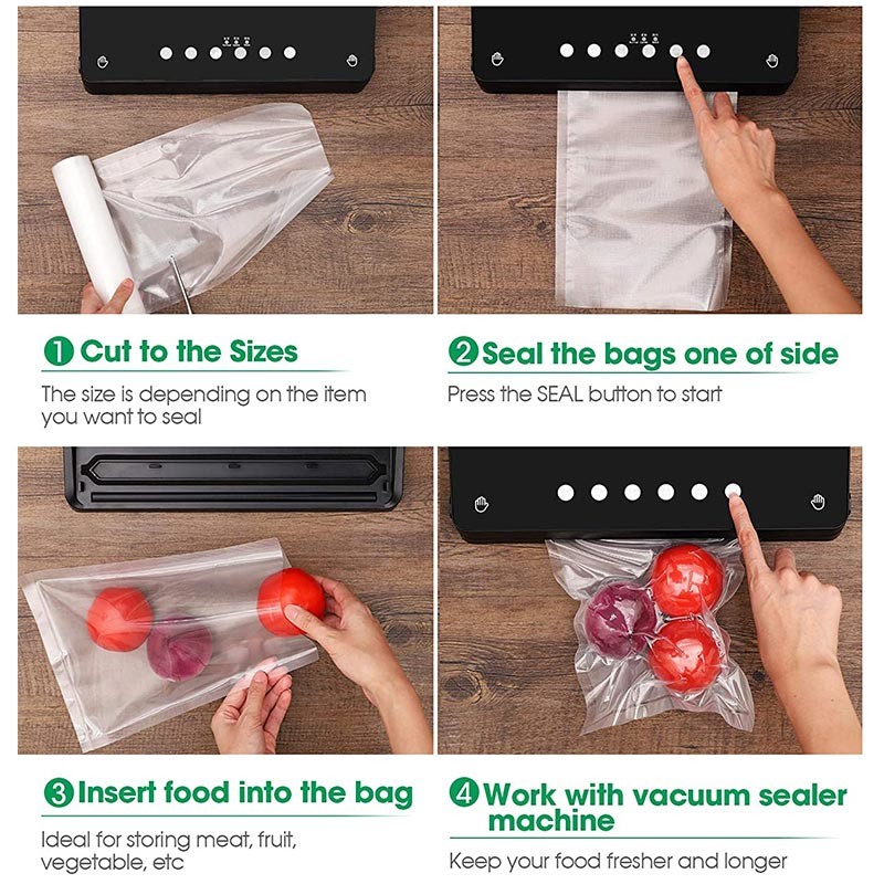 25x500cmx0.16mm Commercial Vacuum Sealer Bags Waterproof