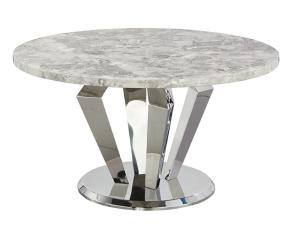 Wholesale Marble Top Luxury Modern Dining Tables Stainless Steel Dinner Table from china suppliers
