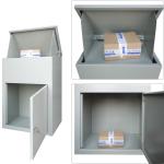 Wall Mount Lock Box Outdoor or Freestanding Home, Office, Commercial Mailbox