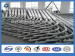 Q235 Material 60mm Single Arm 8M High Street Lighting Steel Pole