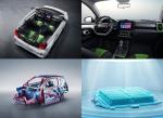 311km Endurance Roewe Clever Mini Battery Car Left Hand Drive Vigorous Vision