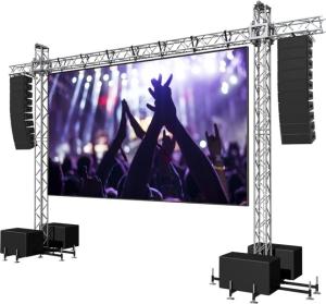 Wholesale P3.91 P4.81 200W LED Stage Screen Rental 500X1000mm Cabinets from china suppliers