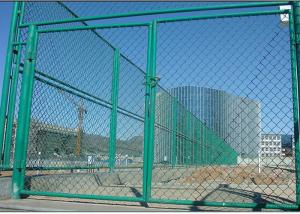 Wholesale Outdoor 6 Foot Chain Link Fence Panels For Sports Yard / Industrial Sites from china suppliers