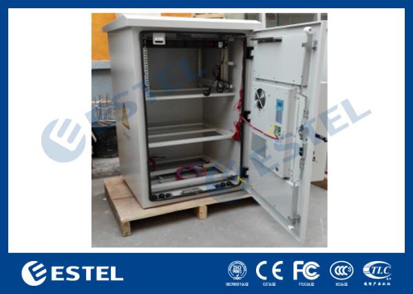 Pole Mounted Outdoor Power Cabinet , Telecom Equipment Cabinet With DC Air