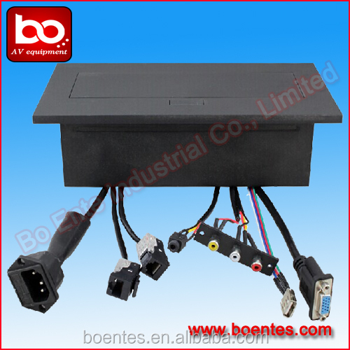 Office Outlet for Desktop/Tabletop Pop Up Box/Socket within Wires Connector Design