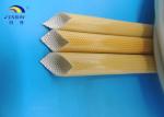 Oil Resistant Benzene Resistant Braided Fiberglass Sleeve with Polyurethane