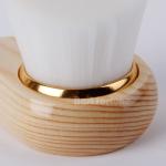 Mini Fiber Hair Nano Bamboo Charcoal Face Wash Brush Wooden Handle