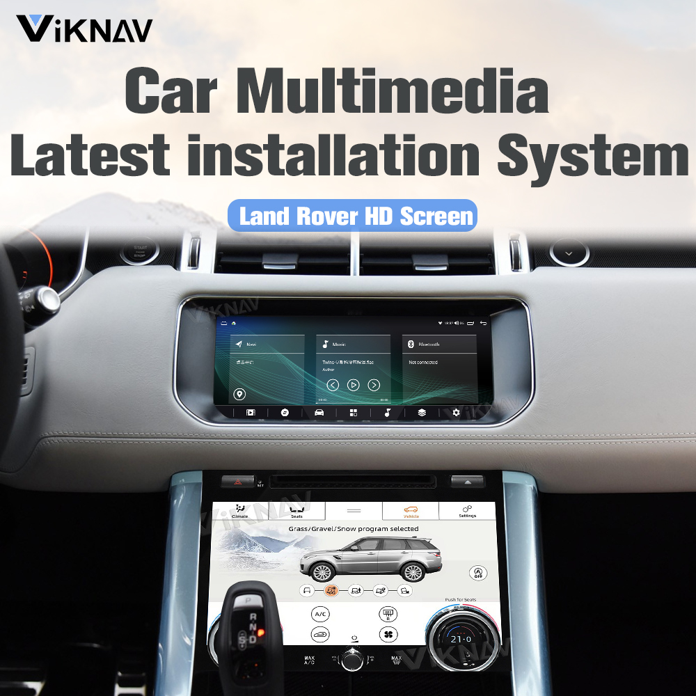 Range Rover Sport L494 Wireless Carplay Android Head Unit And AC Control Screen