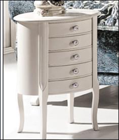 Wholesale luxury French style wooden 5 drawer side coffee table from china suppliers