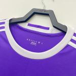 Edition Long Sleeve Soccer Jerseys Purple Retro Football Jersey